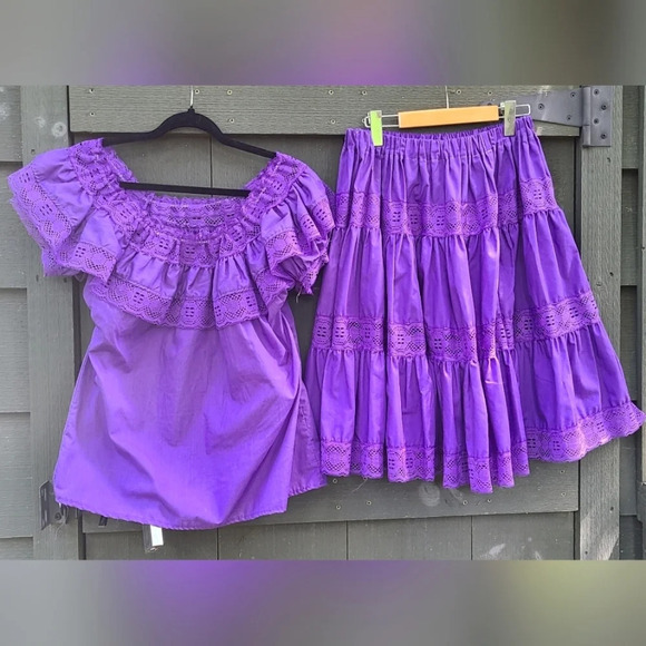 Hand Sewn Ruffle Skirt Set - Picture 1 of 9
